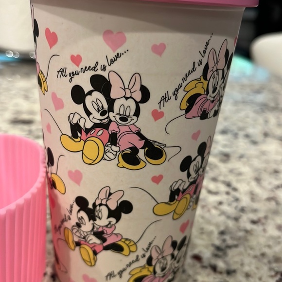 Minnie and Mickey Travel Mug - Picture 2 of 3